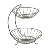 Rosa Stainless Steel Round Fruit Basket