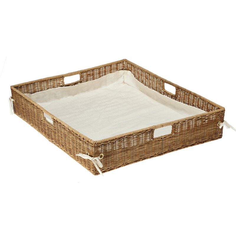 Moose Natural Brown Wicker Underbed Storage