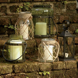 Guamsey Glass Tabletop Candle Holder & Lantern
