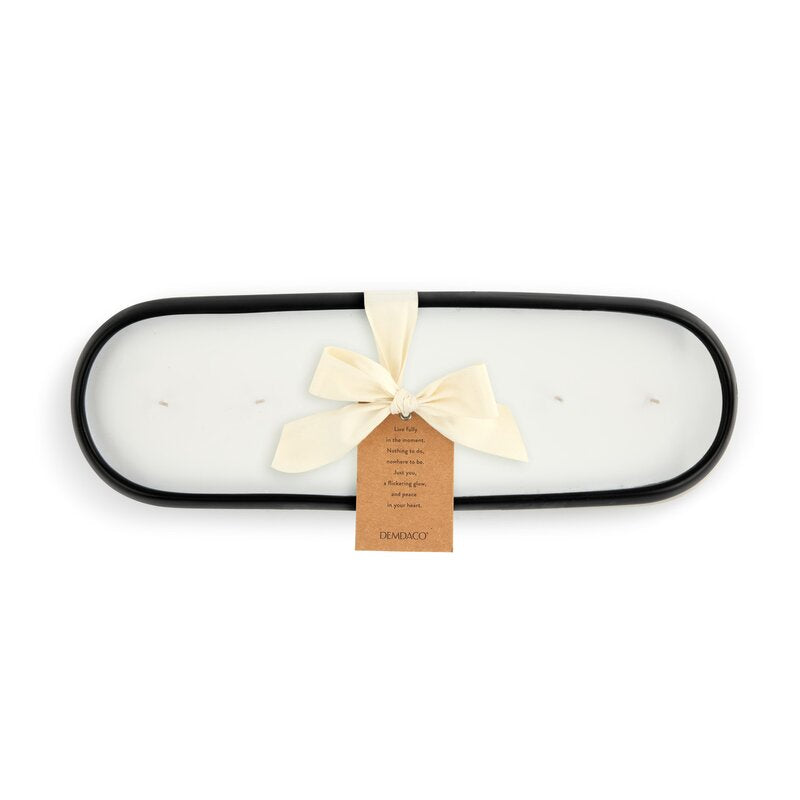 Taiiman Amber Vanilla Cedarwood Musk Scented Flame Jar Candle