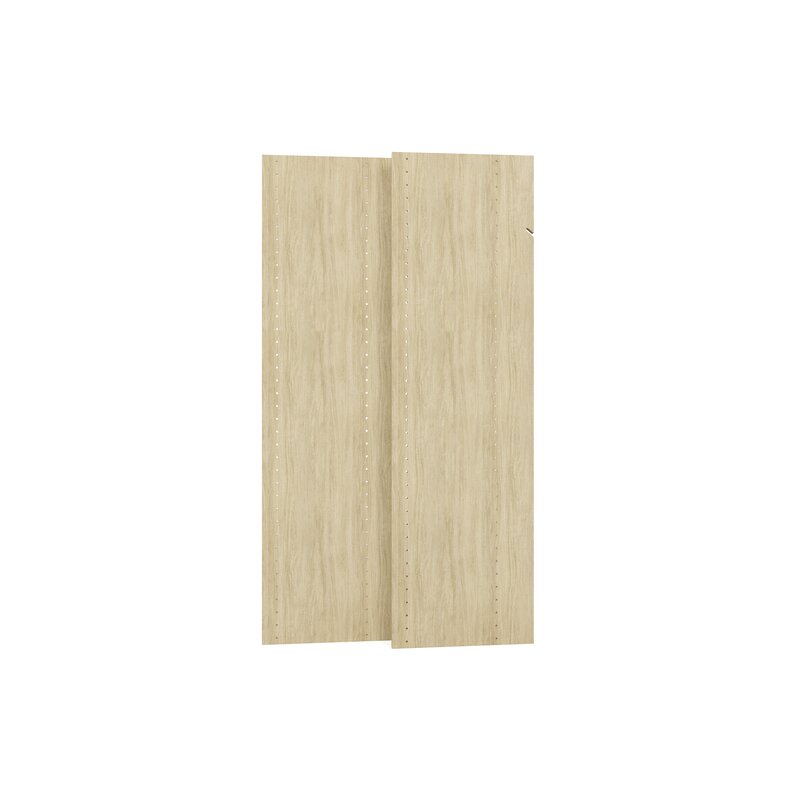 Neaurding 2Pcs Moth Proof Manufactured Wood Shelf Divider