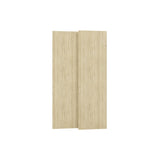 Neaurding 2Pcs Moth Proof Manufactured Wood Shelf Divider