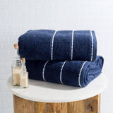 Fleur 2 Piece Classic 100% Cotton Bath Towel Set