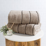 Fleur 2 Piece Classic 100% Cotton Bath Towel Set