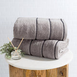 Fleur 2 Piece Classic 100% Cotton Bath Towel Set