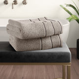 Fleur 2 Piece Classic 100% Cotton Bath Towel Set