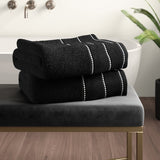 Fleur 2 Piece Classic 100% Cotton Bath Towel Set