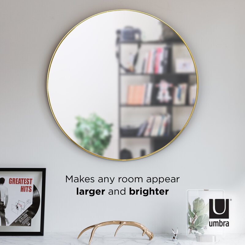 Ofliewan Modern Round Accent Mirror