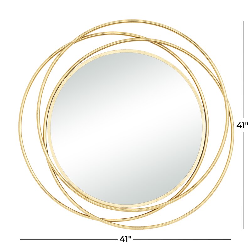 Fapu Modern & Contemporary Round Accent Mirror
