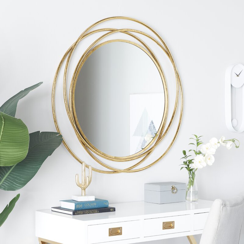 Fapu Modern & Contemporary Round Accent Mirror