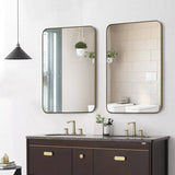 Zerout Modern Venetian Rectangular Accent Mirror