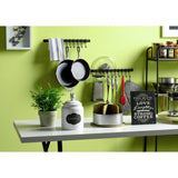 Glade Iron Rail Wall Mounted Pot Rack