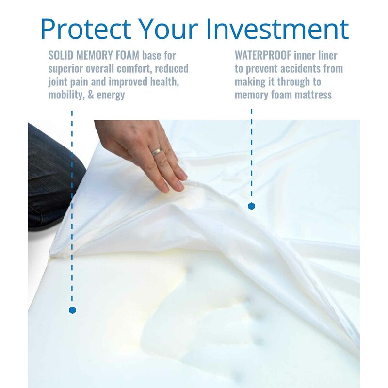 Ohlman Dog Bed & Lounge with Orthopedic Memory Foam Bolster