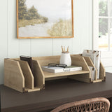 Eakey Wood Desk Organizer