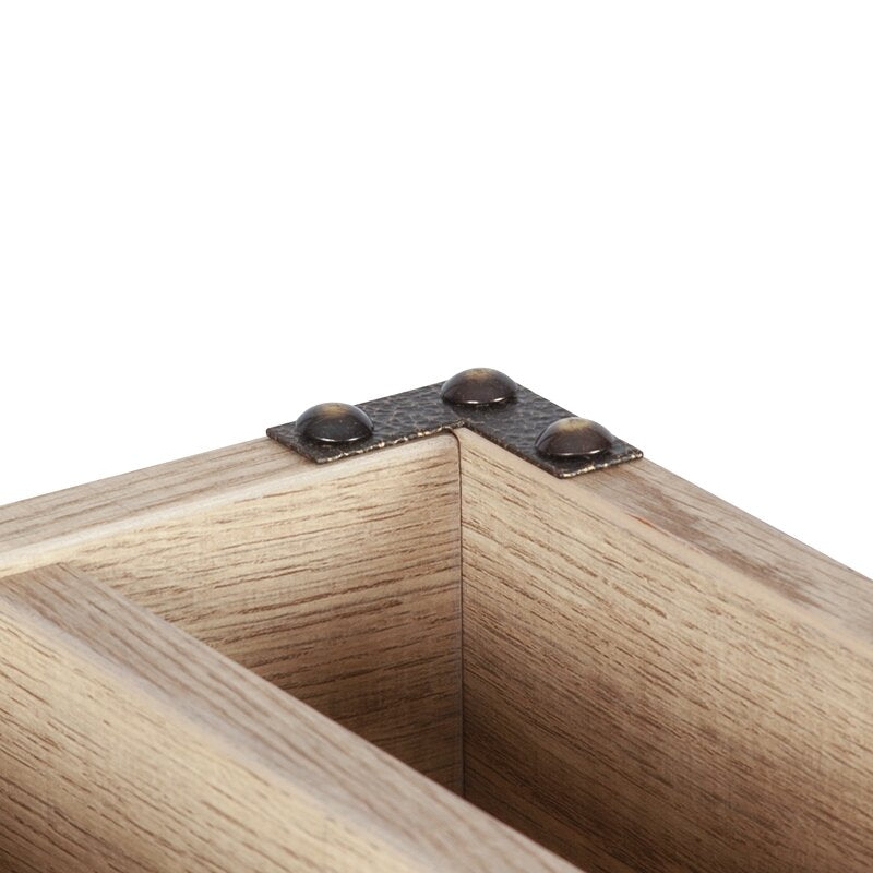 Eakey Wood Desk Organizer