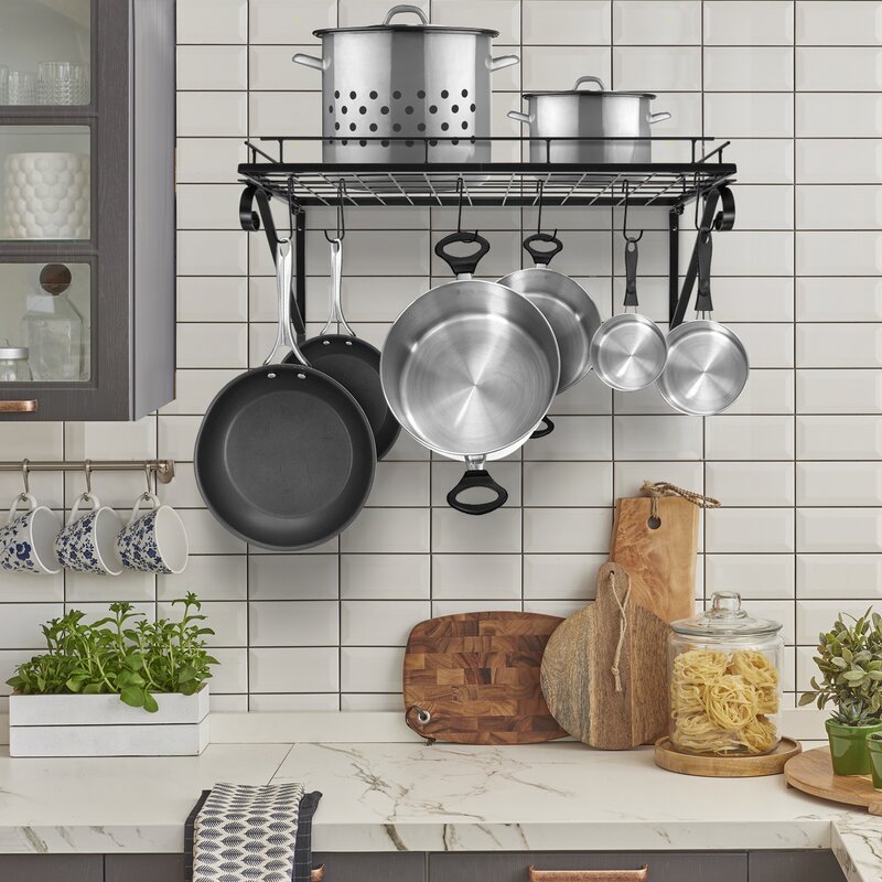 Norman Kitchen Wall Mounted Pot Rack