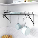 Norman Kitchen Wall Mounted Pot Rack