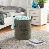 Cromari Army Round Khaki Laundry Hamper
