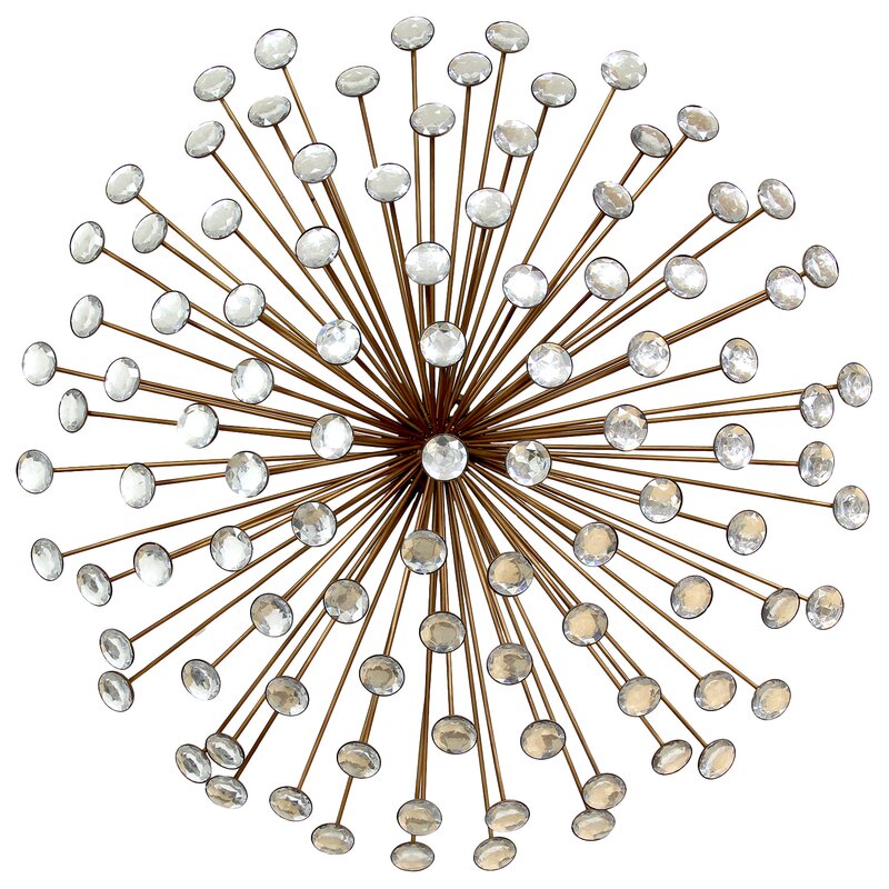 Lauti Big Burst Bronze Handmade Wall Decor