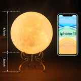 Hunbamp LED Moon Night Light For Kids Gift
