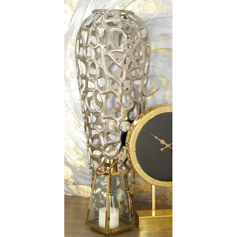 Neptune  Metal Table Vase