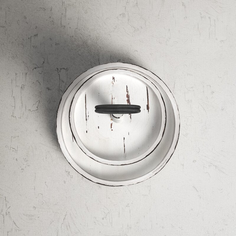 Puatral 2-Tiered Stand Round Solid Wood Serving Tray