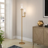 Kiryuu 70" Torchiere Floor Lamp