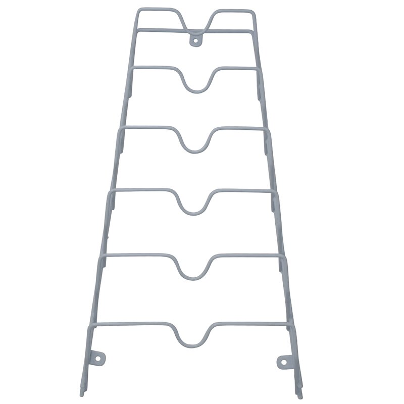 Down 2 Pcs Lid Wall Mounted Pot Rack