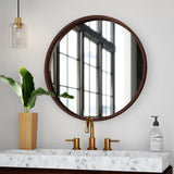 Mida Modern & Contemporary Round Accent Mirror