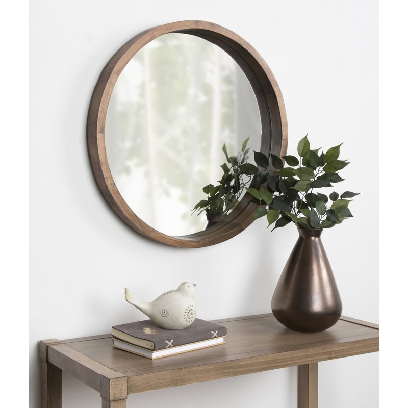 Mida Modern & Contemporary Round Accent Mirror