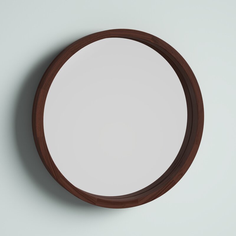 Mida Modern & Contemporary Round Accent Mirror