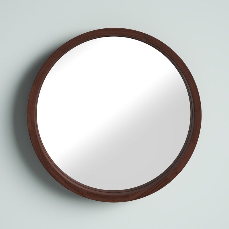 Mida Modern & Contemporary Round Accent Mirror