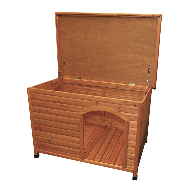 Bevier Solid Pine Dog House