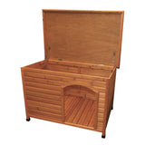 Bevier Solid Pine Dog House