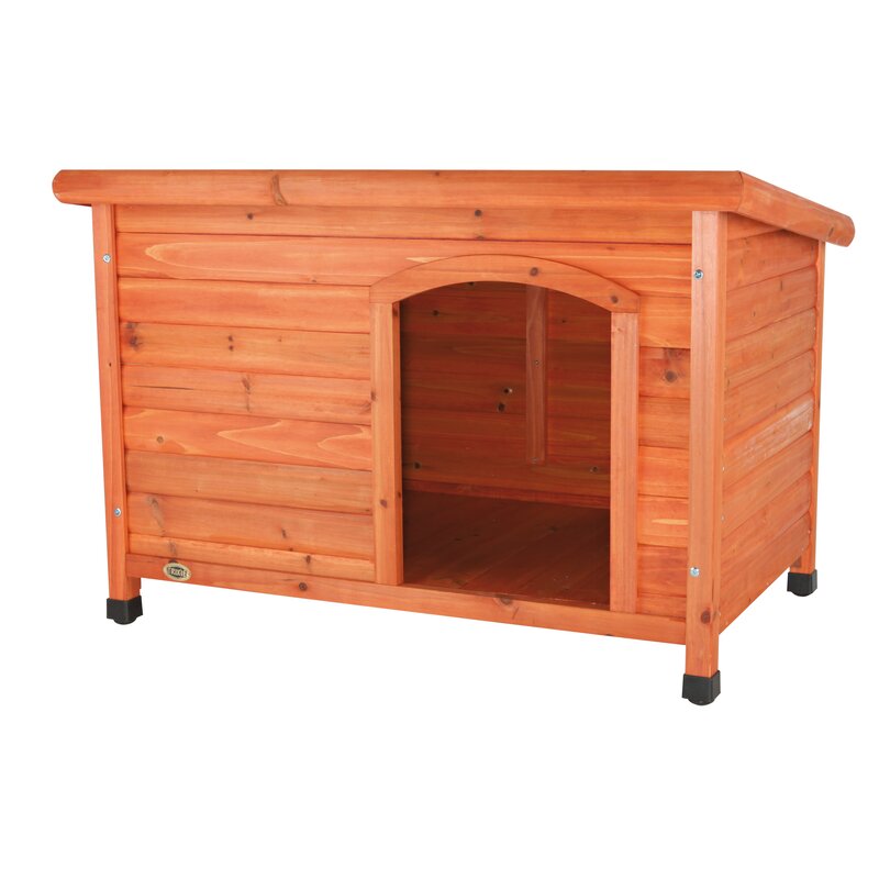 Bevier Solid Pine Dog House