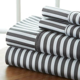 Tenlia Striped Microfiber Sheet Set