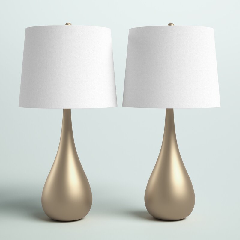 Lister 2 Pcs Standard Table Lamp Set
