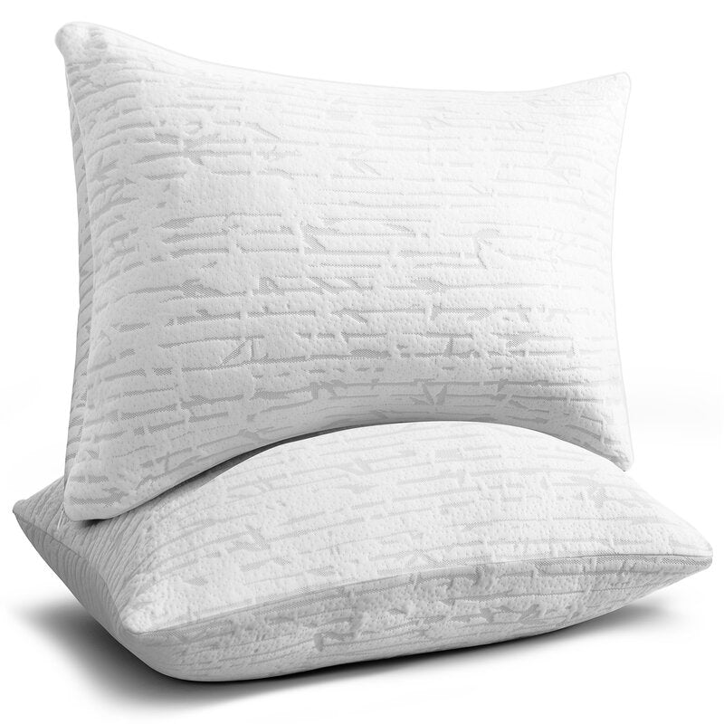 Gialdo Memory Foam Plush Pillow (Set of 2)