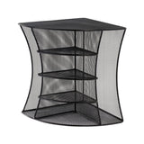 Wralxan Black Mesh Desktop Corner Organizer
