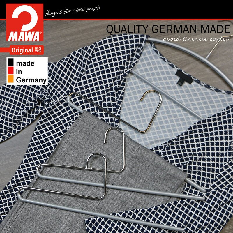 Crest 10 Pcs Non-Slip Hanger for Skirt/Pants