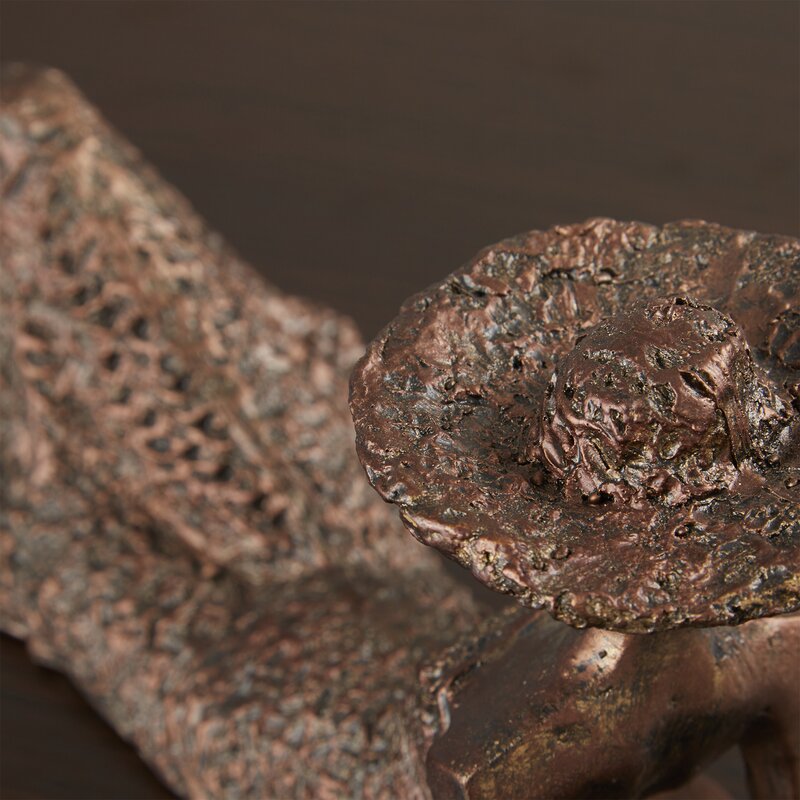 Vietsao Resin Antique Bronze Summer Days Woman Figurine