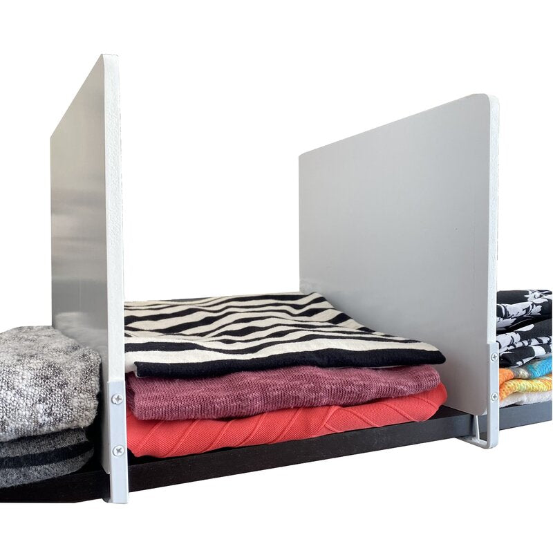 Paltz 2Pcs Moth Proof Wood Shelf Divider