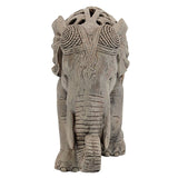 Riacrozbe Gray Giant Elephant Figurine