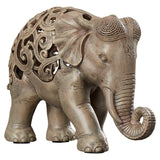 Riacrozbe Gray Giant Elephant Figurine