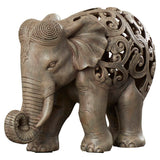 Riacrozbe Gray Giant Elephant Figurine