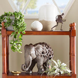 Riacrozbe Gray Giant Elephant Figurine