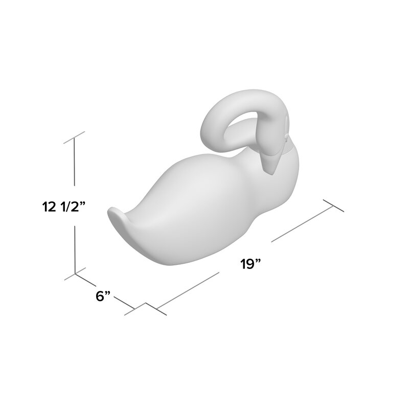 Visthuasia Resin White Decorative Swan Figurine