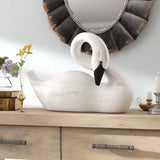 Visthuasia Resin White Decorative Swan Figurine