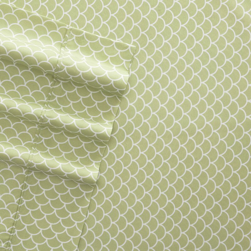 Tepunor Ultra Soft Printed Geometric Bed Sheet Set