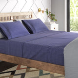 Tepunor Ultra Soft Printed Geometric Bed Sheet Set